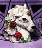 Skeleton Unicorn Money Bank Ornament