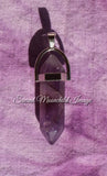 Amethyst Crystal Point Pendant