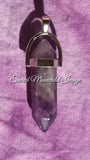 Amethyst Crystal Point Pendant