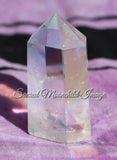 Aura Clear Quartz Crystal Tower