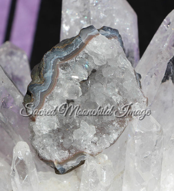 Smokey Grey Amethyst Cluster