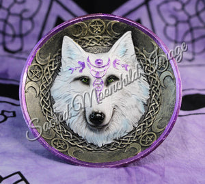 White Wolf Incense Holder