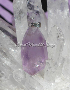 Amethyst Faceted Crystal Pendant