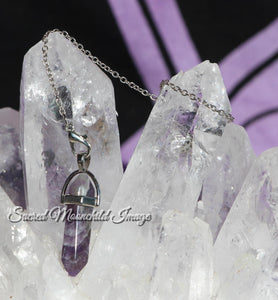 Amethyst Crystal Pendulum