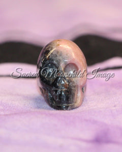 Rhodonite Mini Skull