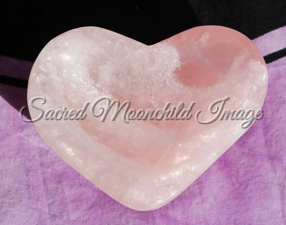 Rose Quartz Heart Bowl