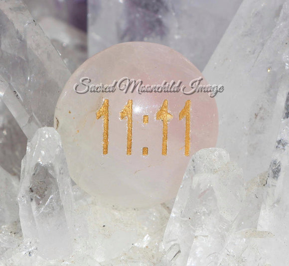Rose Quartz Crystal Mini Angel Numbers