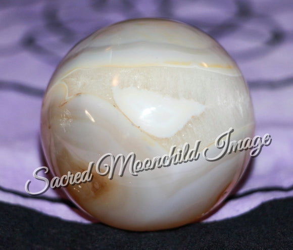 Agate Crystal Sphere