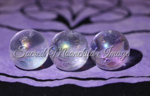 Aura Clear Quartz Mini Sphere