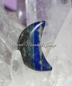 Lapis Lazuli Moon Mini Carving