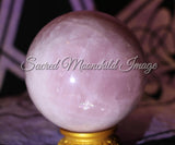 Rose Quartz Crystal Sphere