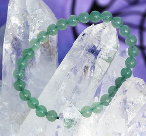 Green Aventurine Crystal Bead Bracelet