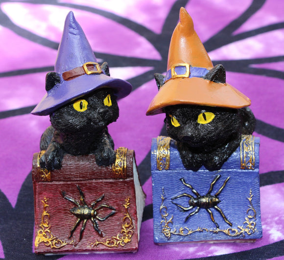 Cat Witch Spell Book Ornament