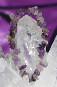 Amethyst Chip Bracelet