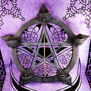 Pentagram Tealight Wall Hanging