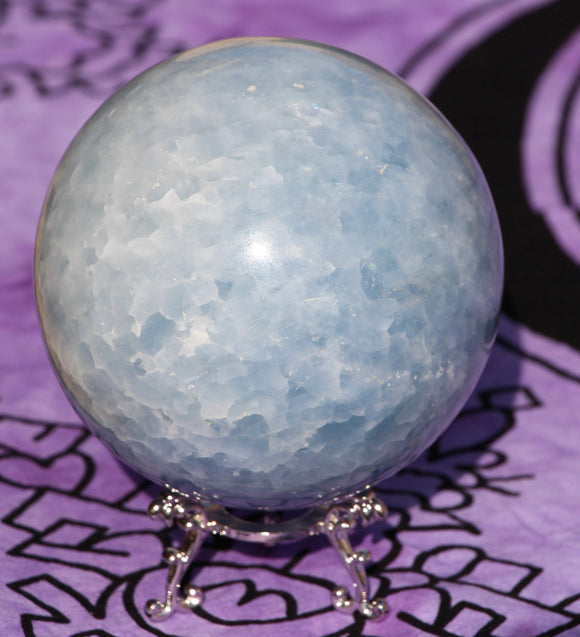 Blue Calcite Sphere