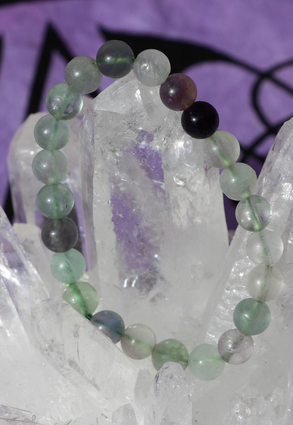 Fluorite Bead Bracelet