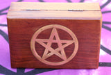 Pentagram Wooden Box