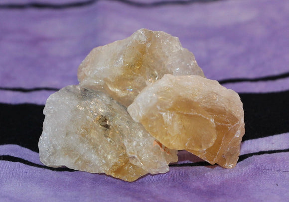 Raw Citrine Crystal Chunks