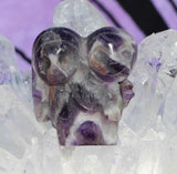 Jack And Sally Amethyst Carving