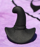 Obsidian Witch Hat Carving