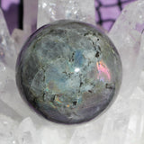 Purple Labradorite Crystal Sphere