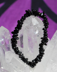 Black Tourmaline Chip Bracelet