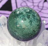 Moss Agate Crystal Sphere