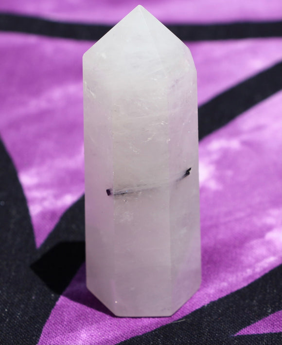 Tourmaline In Quartz Tower